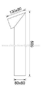 LED Garden Lamp IP44 Steel Stainless Material with Epistar Chips