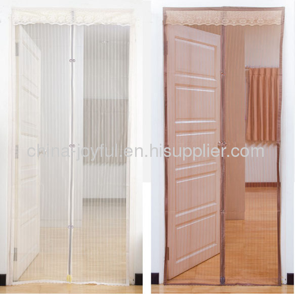 Magnetic Door Mesh with 4 Section Magnetic Strips