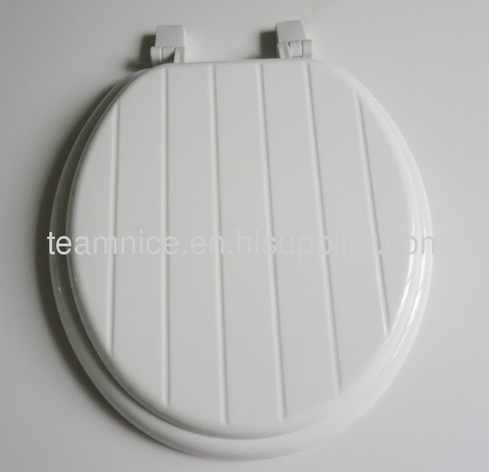 american style white wood toilet seat 