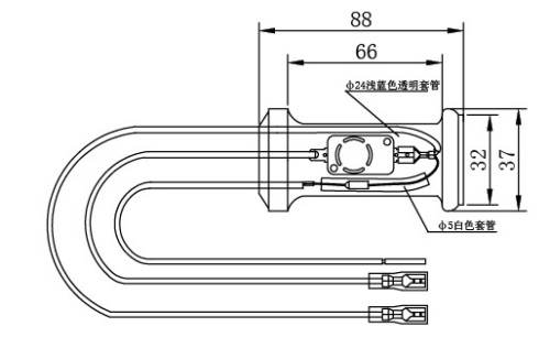 Ice maker defrost thermostat