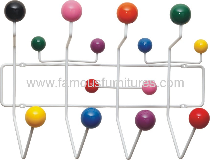 hang it all Fahion hangers for clothes Welded steel wire fame with PP balls Coat Hanger Wholesale