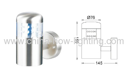 LED Garden Lamp IP44 Steel Stainless with 24pcs SMD Epistar Chips