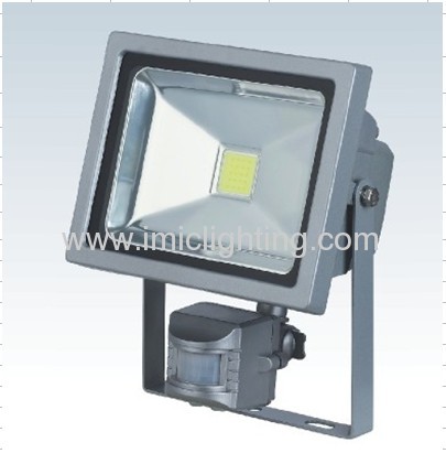 outdoor Aluminum 20W COB Sensor LED Floodlight