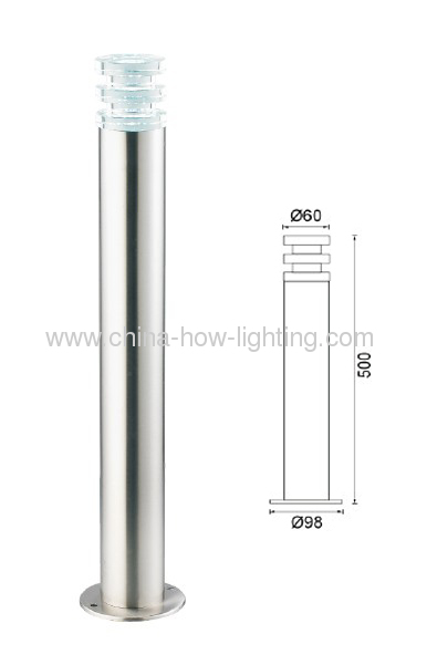 Crystal LED Garden Lamp IP44 by Steel Stainless with Epistar Chips Different Sizes Available