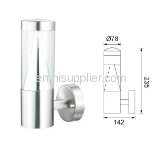 Up -Side LED Wall Lamp IP44 with Epistar Chips by Steel Stainless Material