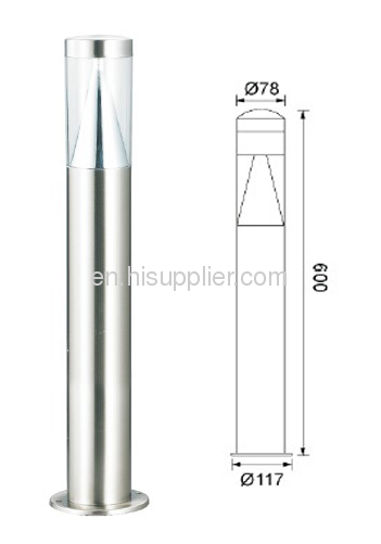 Up -Side LED Wall Lamp IP44 with Epistar Chips by Steel Stainless Material