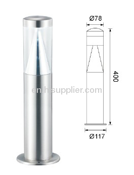 Up -Side LED Wall Lamp IP44 with Epistar Chips by Steel Stainless Material