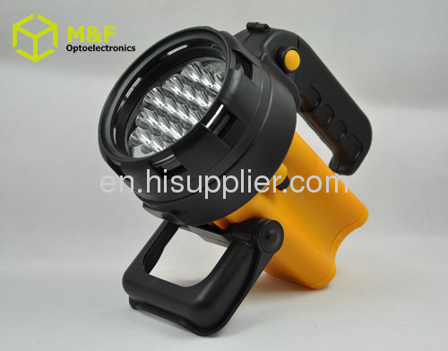 rechargeable battery 19leds handheld rechargeable led spotlight