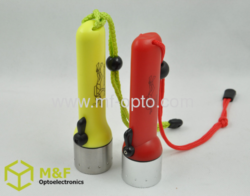 Professional CREE Q5 waterproof diving flashlight