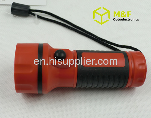 3leds aaa battery operated plastic led flashlight