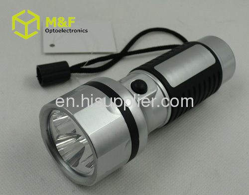 plastic durableaa battery led flashlight 