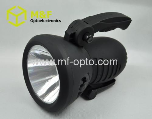 1W LED portable rechargeable led spotlight price 
