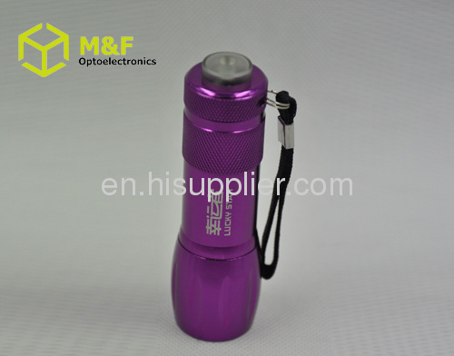 aaa battery led flashlight with warning function