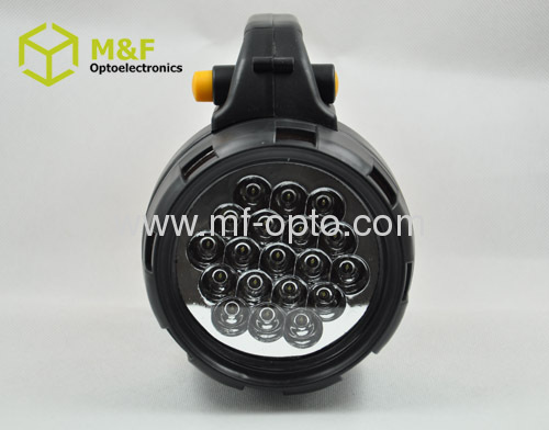 19LED lead-acid battery rechargeable handheld spotlight