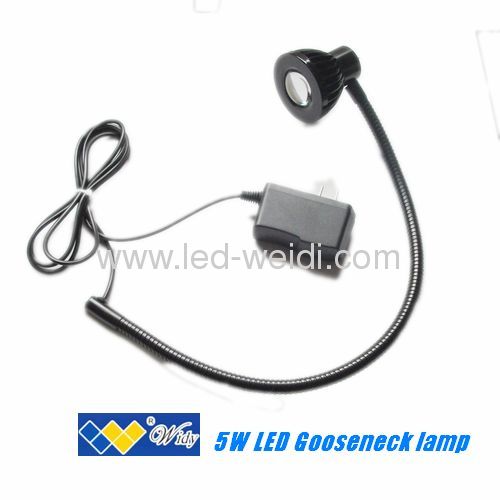 5w flexible arm machine light with Screw base