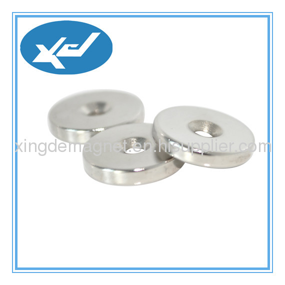 N48 Neodymium Iron Bon magnet ring Ni+Expoxy coting