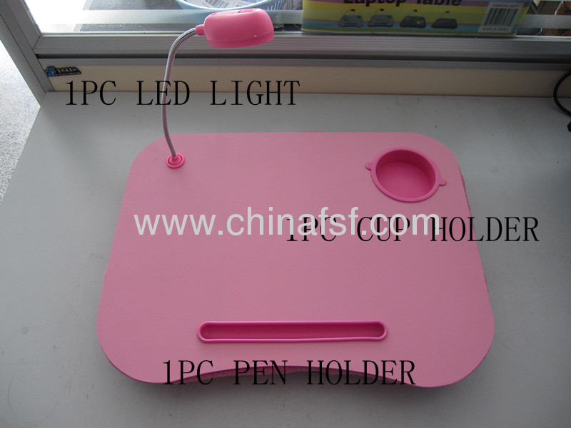 LAPTOP CUSHION WITH LED LIGHT/PORTABLE LAPTOP CUSHION