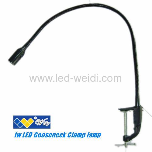 1w G clip LED gooseneck table light