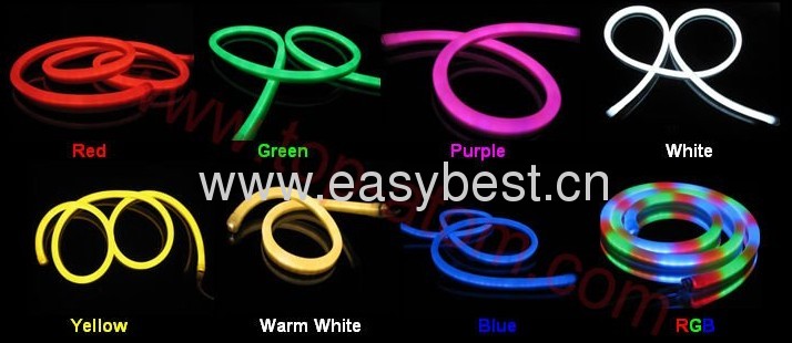 220v input voltage flex neon tube for house decoration