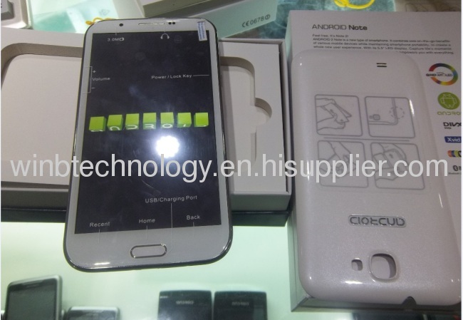 quad core 3g smart phone 5.7inch mtk6589 quad core