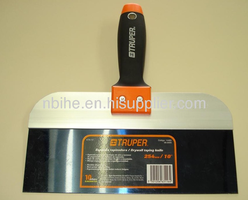 Truper brand High quality Drywall Taping Knife with soft Ergosoft Handle
