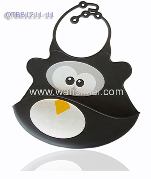 Silicone waterproof drool bibs for baby in wholesale