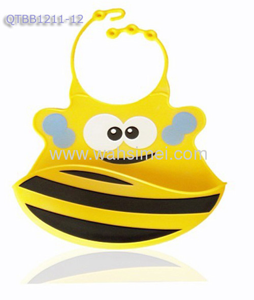 Silicone waterproof drool bibs for baby in wholesale