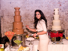 360W china Commercial ChocolateFondue Fountain