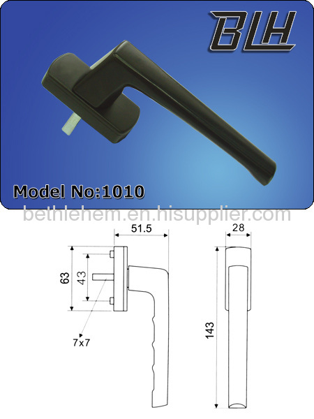 Black Aluminium Window Handle