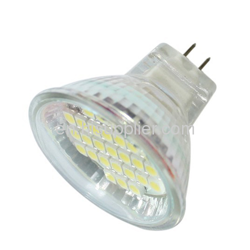 MR11 SMD Chip LED Bulb with Cover Replacing 15W Halogen Lamp