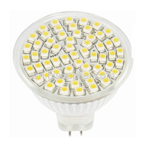 MR16 LED Bulb without Cover 3528SMD Chips Replacing 30W Halogen Lamp