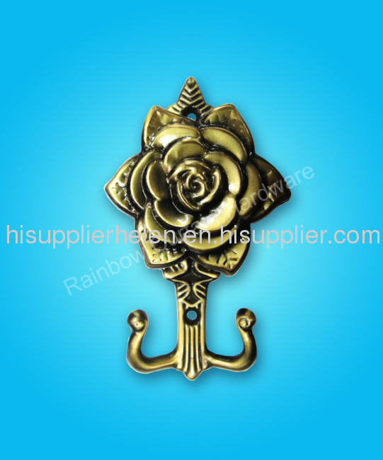 metal alloy tieback curtain hook