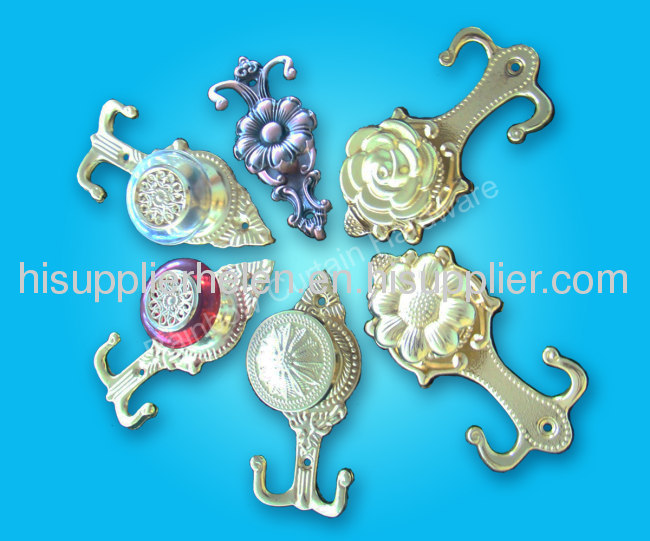 Metal alloy curtain accessories