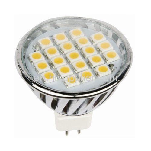 MR16 Aluminium with Cover LED Bulb SMD Chips Replacing Halogen Lamp