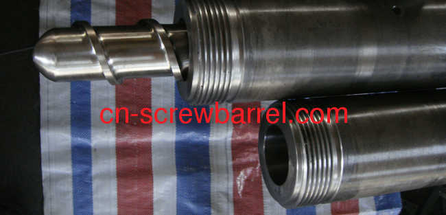 PE Recycling Extruder Single Screw Barrel with Gas Venting