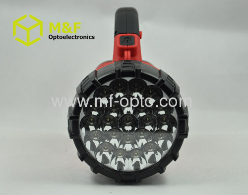 Portable spotlight 12v led lights rechargeable battery 