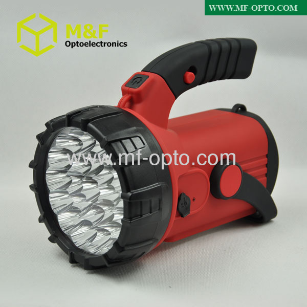 Portable spotlight 12v led lights rechargeable battery