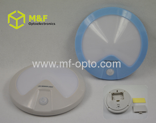 Battery oprated round motion sensor light bulb