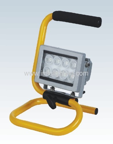 8W (8x1W) portable LED Flood Light IP65 with Aluminium body