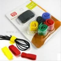 12 X Velcro Straps Wire Organiser Laptop PC TV Cable Ties as seen on tv