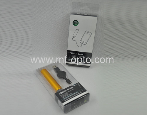 2600mAh micro usb external battery charger