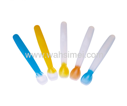 Easy wipe silicone food catcher bibs with free spoons