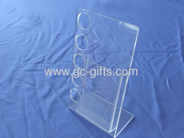 Floor clear acrylic drink display stands