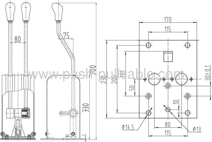 Handle for Loader Multiple Unit Valve Controlling