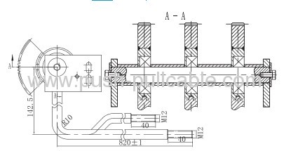 Handle for Loader Multiple Unit Valve Controlling