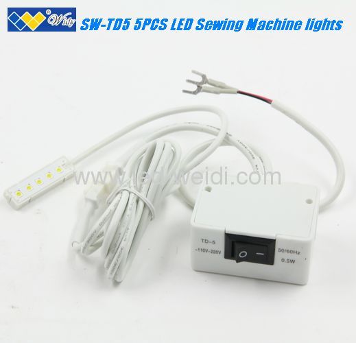 SW-TD-5 6PCS EPISTAR LED LED SEWING MACHINE WORK LIGHT GOOSENECK FLEXIBLE ARM LIGHT 110V/220V INPUT