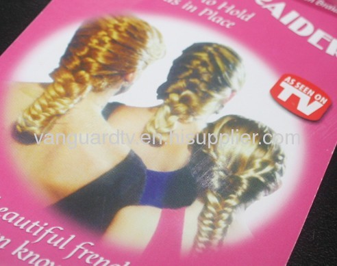 SPORTS BRAIDER/ BEAUTIFUL HAIR/ PLASTIC MOLD AS SEEN ON TV
