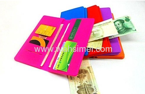 2013 New style silicone wallet for ladies