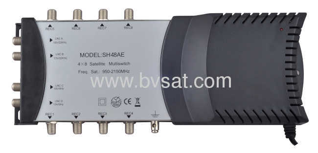 Universal Satllite switch 8 way stand-alone power supply