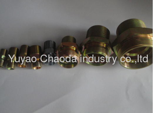  NPT MALE OF METRIC THREAD BITE TYPE TUBE FITTINGS 